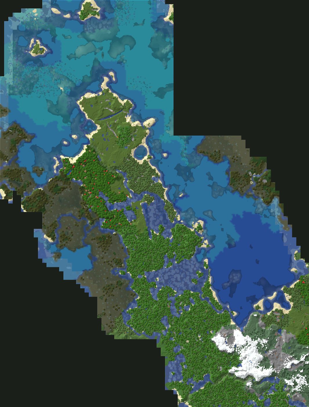 Top-down 3D preview of Clickland, Clickland 2021